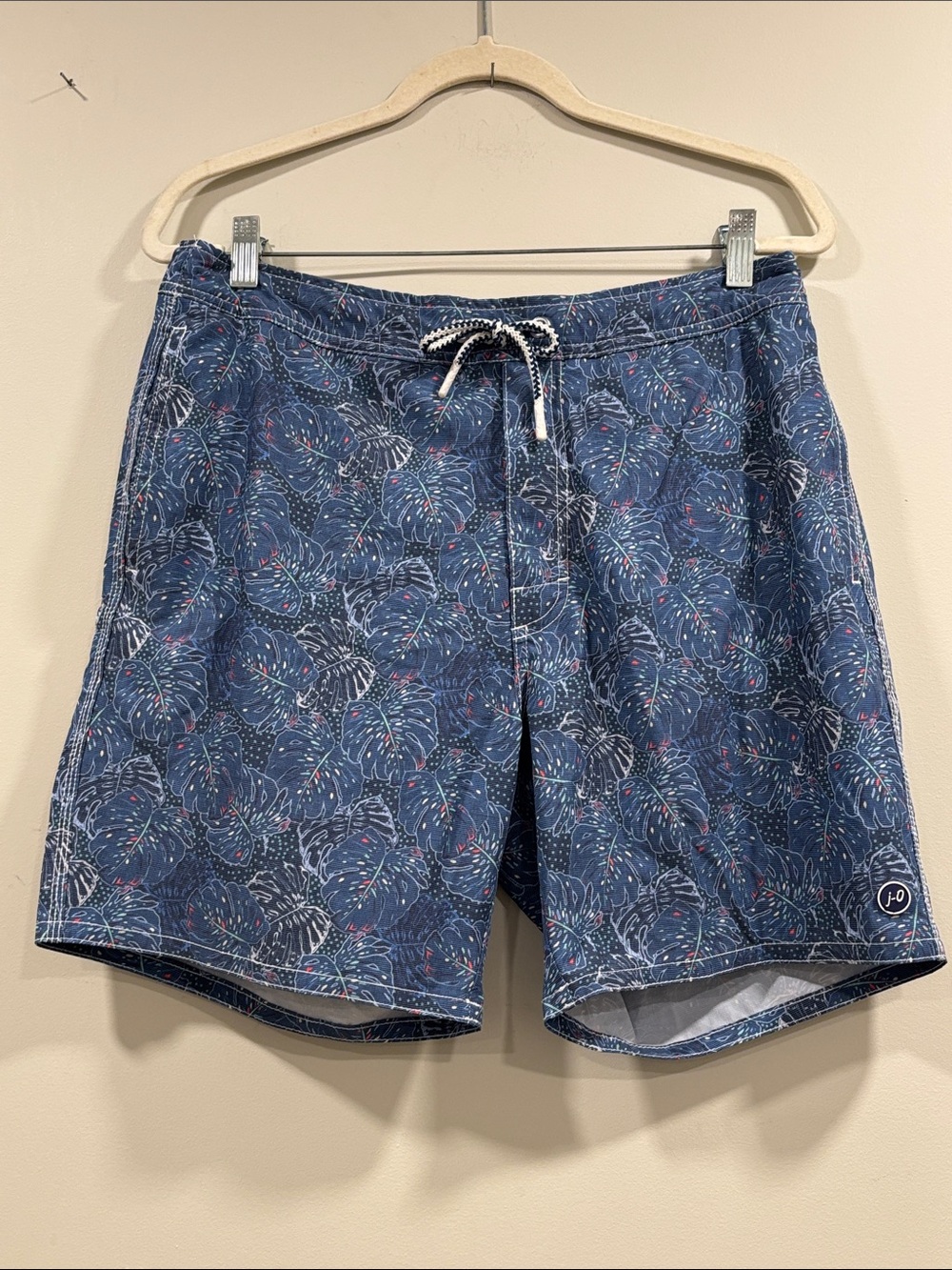 johnnie-O Swim Trunks in Blue Palm Lake Bongo